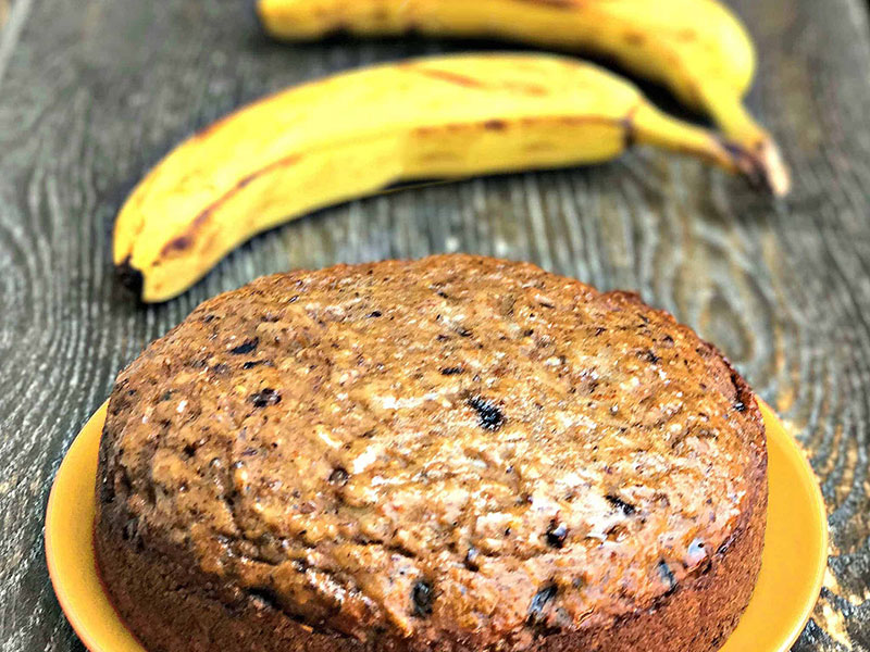 Bolo de Banana na AirFryer em 20 minutos - Casbri