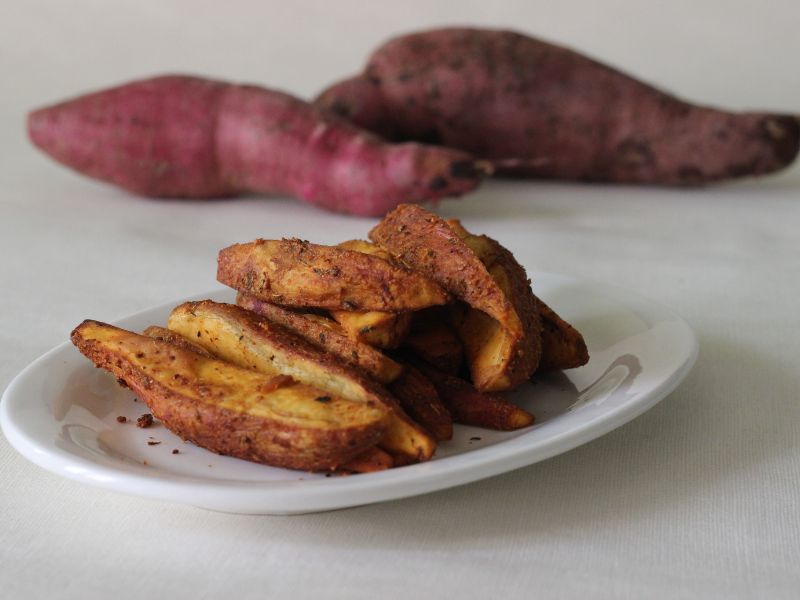 Batata Doce Frita na Air Fryer Fast2eat