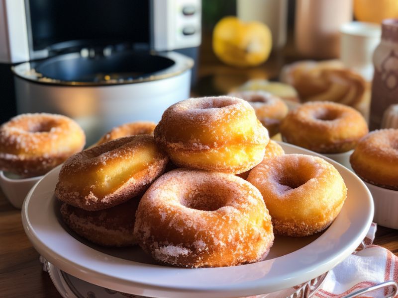 Ingredientes das rosquinhas caseiras na airfryer