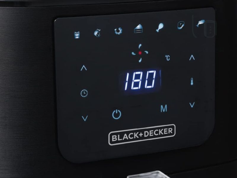 Potência, Segurança e Design da Air fryer 7 litros BLACK+DECKER