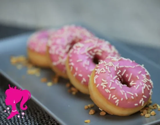 Donuts Cor-de-Rosa da Barbie na Airfryer