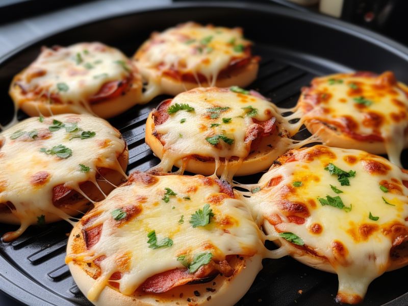 Air Fryer Mini Pizzas