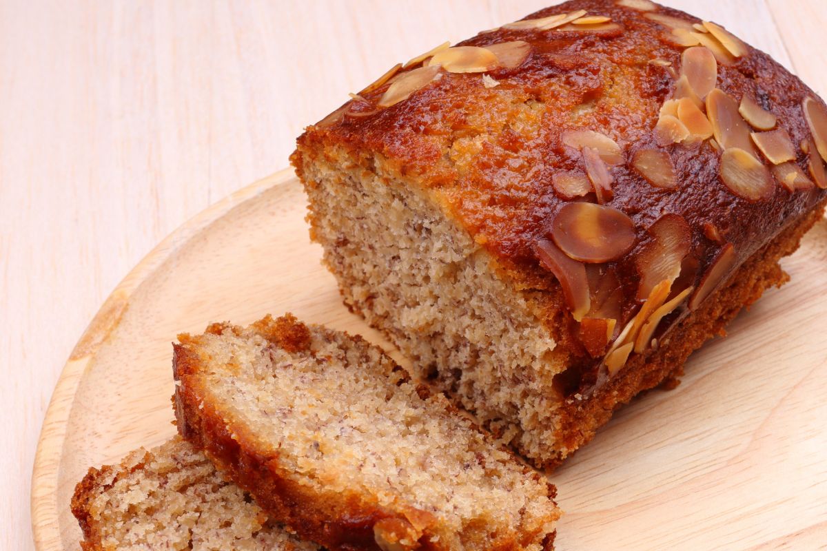 Bolo de Banana Integral na Airfryer